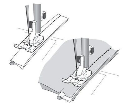 Mini piedino per cordonatura