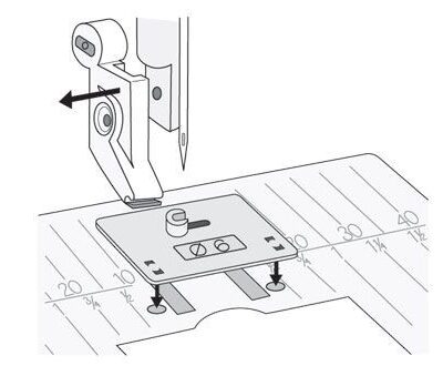 Piastrina per fori inglesi 6 mm