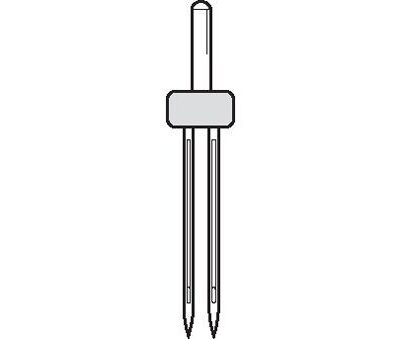 Piedino per nervature a 7 scanalature