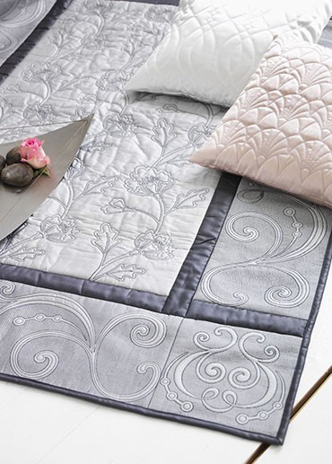 Quilted blocks and borders