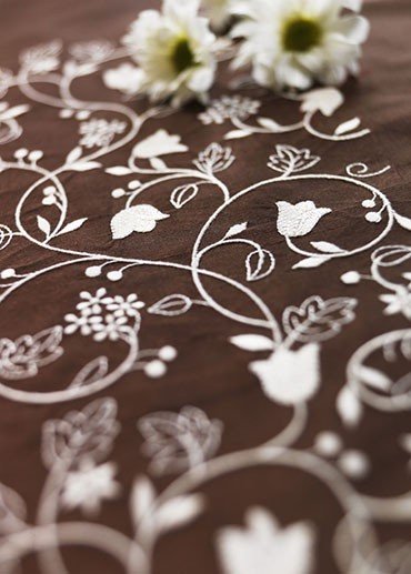 Delicate embroideries