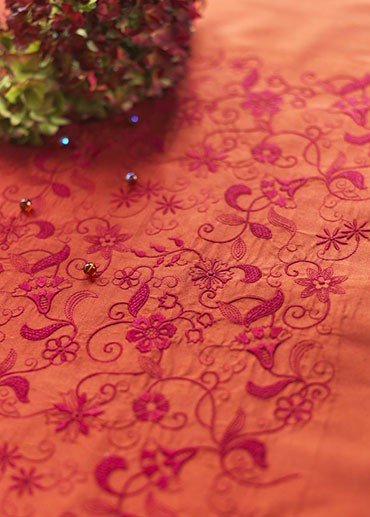 Delicate embroideries