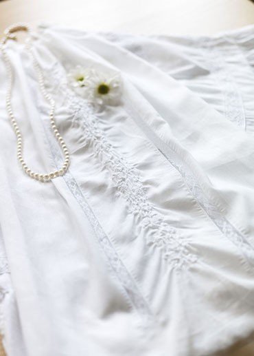 Delicate embroideries