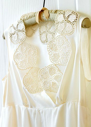 Enchantment in free standing lace