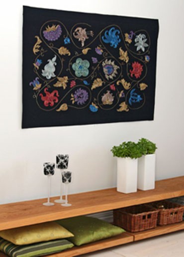 Thread art tapestry