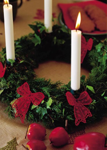 Christmas lace