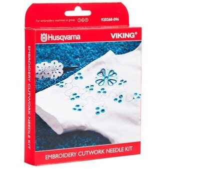 Embroidery cutwork needle kit