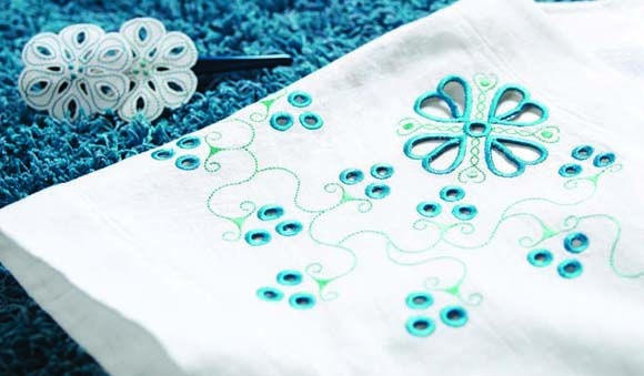 Embroidery cutwork needle kit