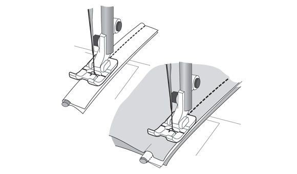 Mini piedino per cordonatura