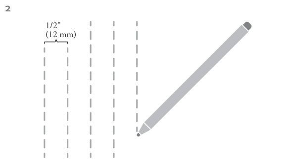 Piedino decorativo multi-linea