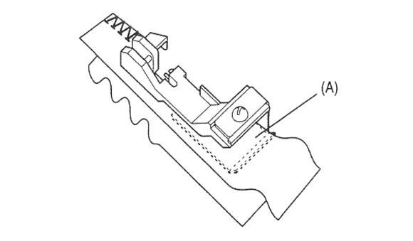Piedino increspatore