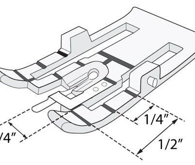 Piedino intercambiabile da quilt con guida