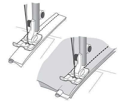 Piedino trasparente per cordoncino