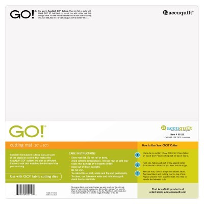 Cutting mat 55111 GO! Cutting Mat-10" x 10"/ 25 cm x 25 cm