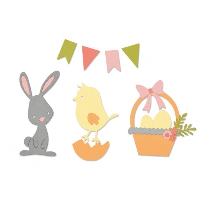 Thinlits die set 17 pz - easter 661684