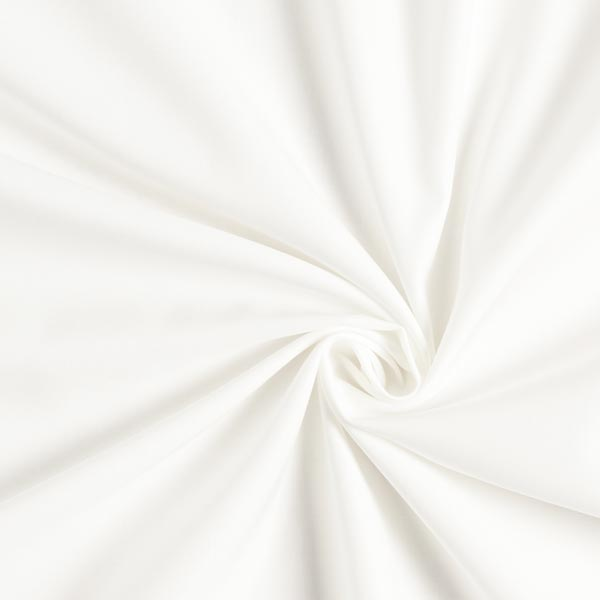Tessuto in cotone popeline tinta unita - bianco