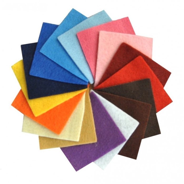 Panno lenci modellabile - 10 pz 30 x 30 cm