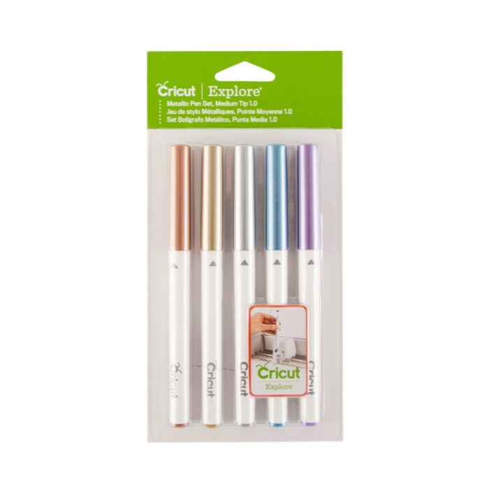 Cricut set 5 pennarelli punta media colori metallici - CR2008406
