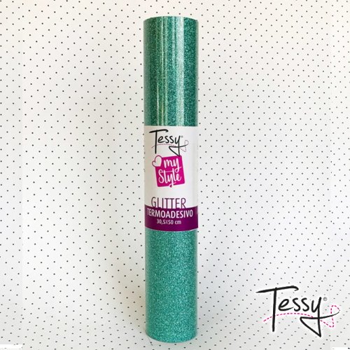 Vinile Termoadesivo TESSY Glitter - Giada