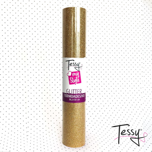 Vinile Termoadesivo TESSY Glitter - Oro