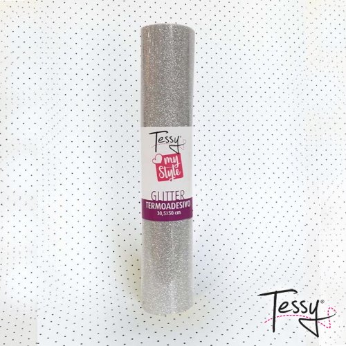 Vinile Termoadesivo TESSY Glitter - Silver
