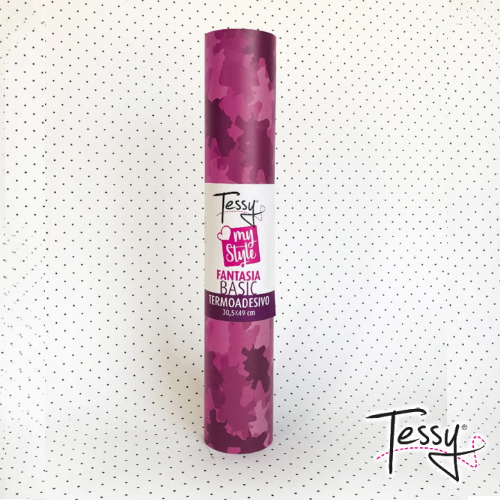 Vinile Termoadesivo TESSY Fantasia - Mimetico Pink