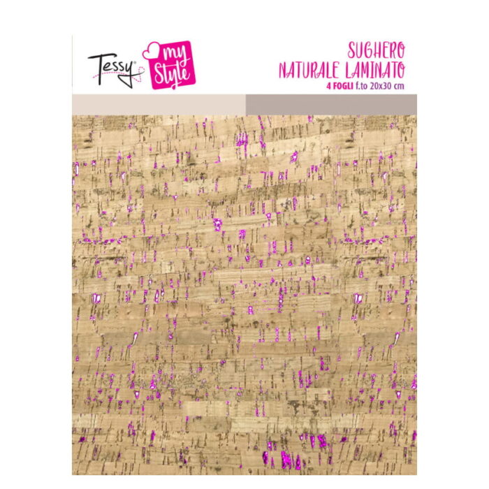 Sughero Laminato TESSY - Fucsia