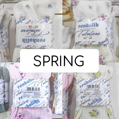 Tubolari in maglia SPRING - 50cm 75%Co 23%Pa 2%Ea