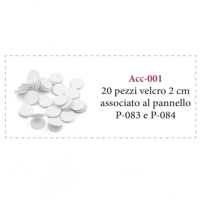 Patch adesivi Velcro ACC-001