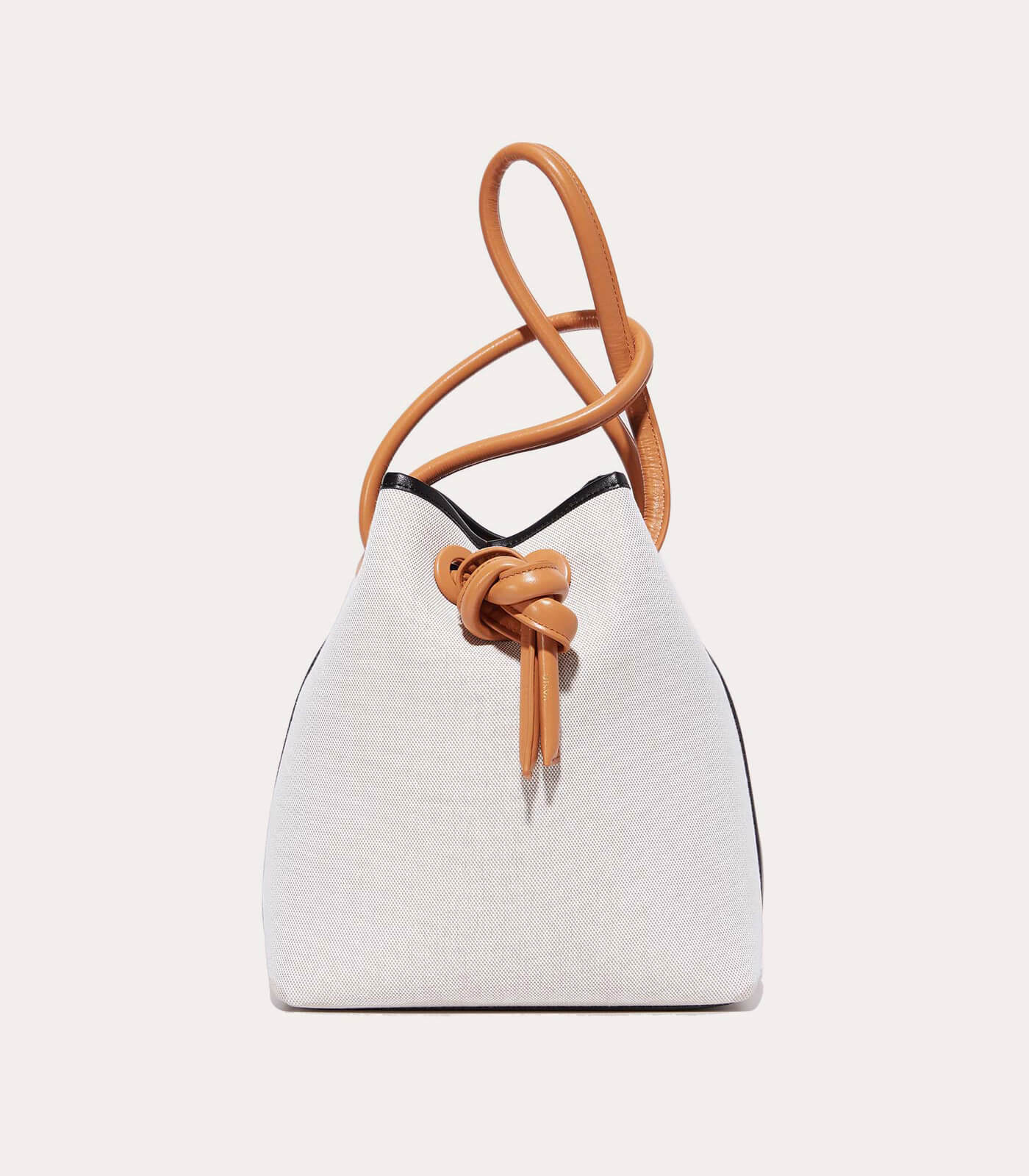 Bond drawstring bucket bag