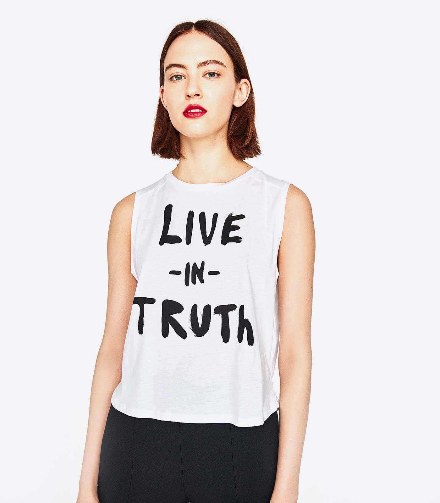 Text printed t-shirt