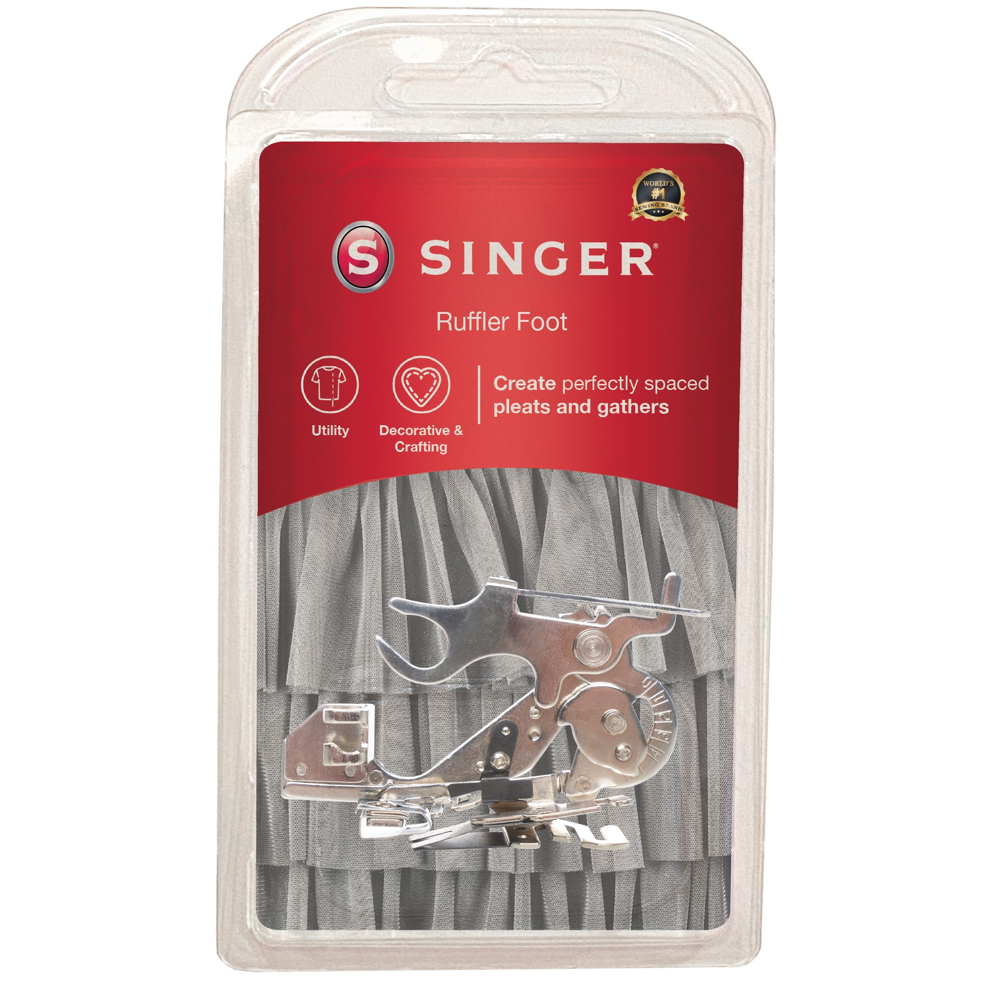 Singer arricciatore - creattivamente Piedino ruffler - pieghettatore singer - 250027002. 06