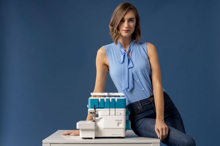 Taglia e cuci con infilatura ad aria pfaff admire air 5000 - immagine 3