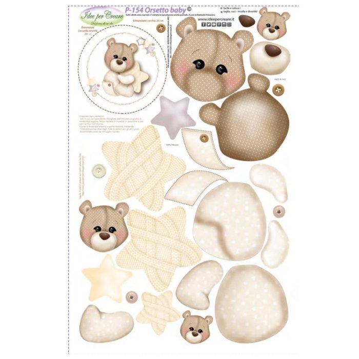 Pannello orsetto baby