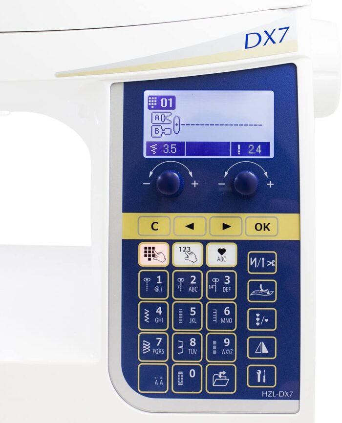 Macchina per cucire elettronica juki hzl dx7 - immagine 3