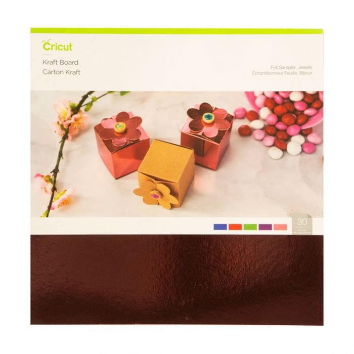 CRICUT CARTONCINO LUCIDO 10 FOGLI 5 COLORI GIOIELLO - CR2005491