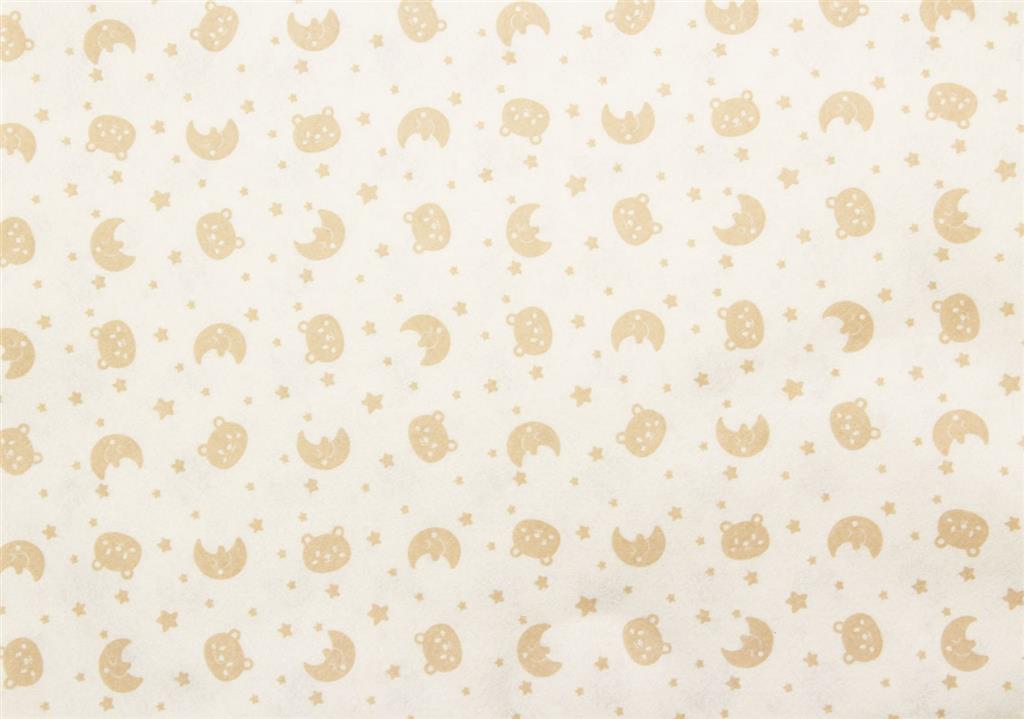 Pannolenci stafil 1mm 90cm orsetto/luna - panna/marrone