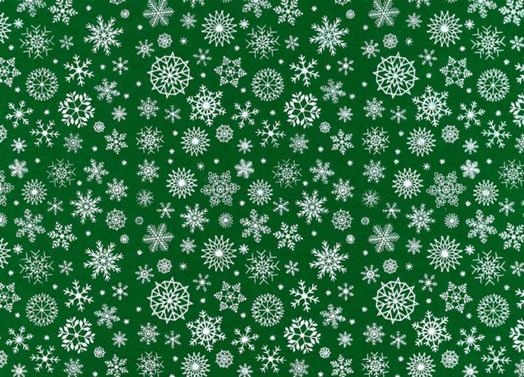 Panno stafil 1mm 30x40 fiocchi neve - verde scuro/bianco