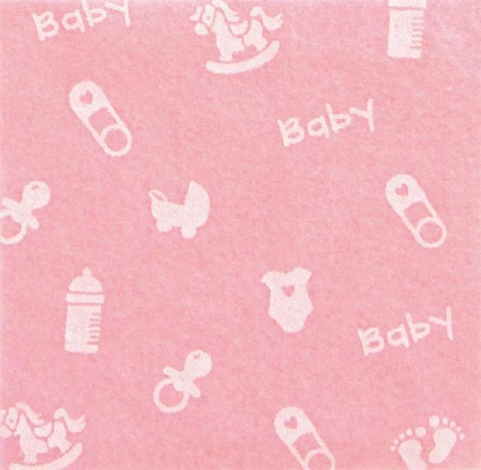 Pannolenci stafil 1mm 90cm baby piccolo - rosa baby