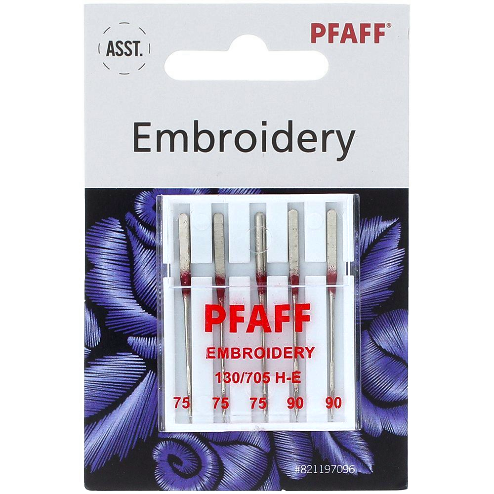 Aghi da ricamo pfaff 130/705 h-e 75 e 90