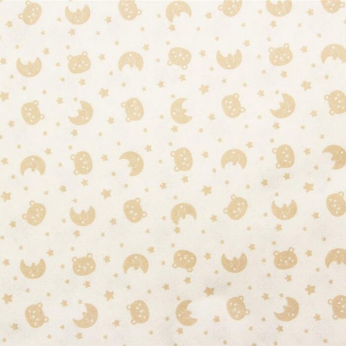 Pannolenci stafil 1mm 90cm orsetto/luna - panna/marrone