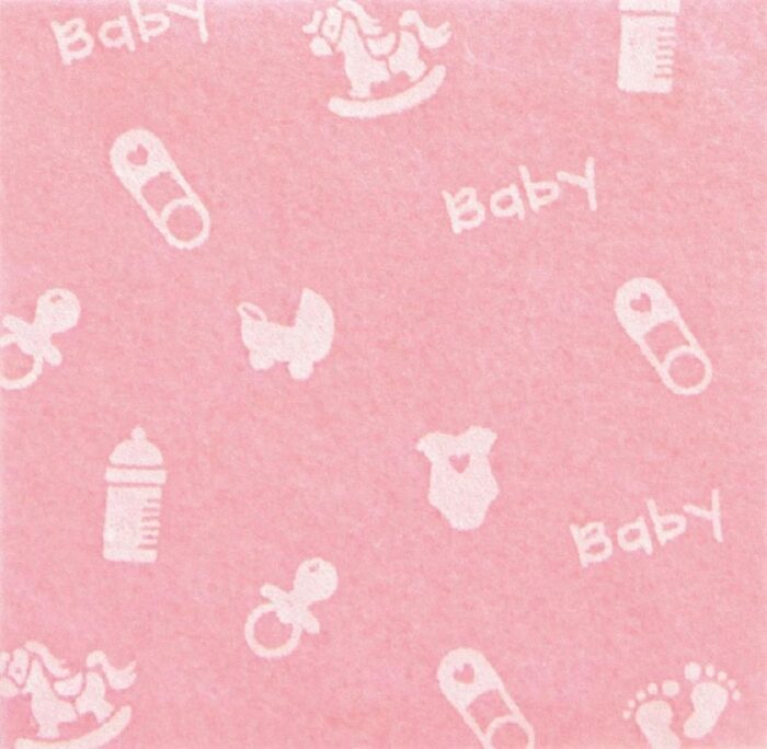 Pannolenci stafil 1mm 90cm baby piccolo - rosa baby