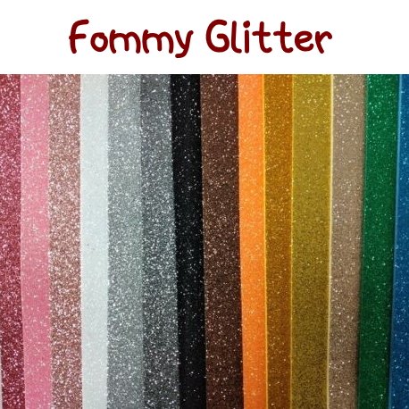 Fommy GLITTER 2mm 60x40 - Renkalik
