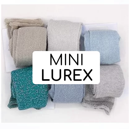 Tubolari in maglia Mini Lurex cm.3,5x100