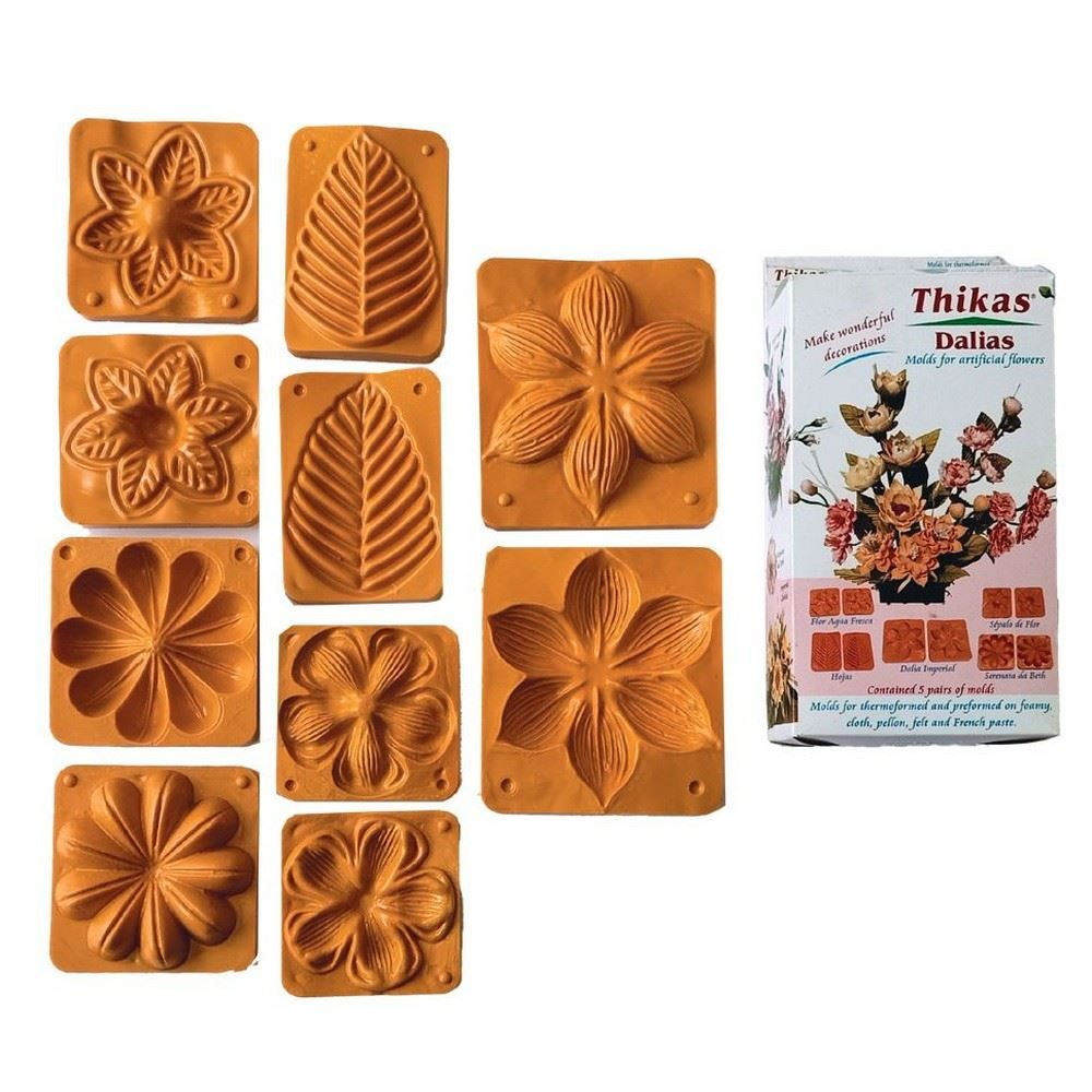 Thikas dalias - creattivamente Stampi per fommy - gomma eva - thikas dalias