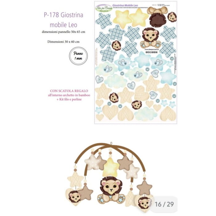 Pannello GIOSTRINA LEO - P178