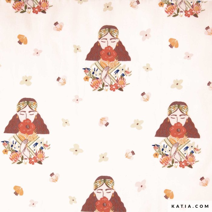 P128 - ragazza boho 100% cotone