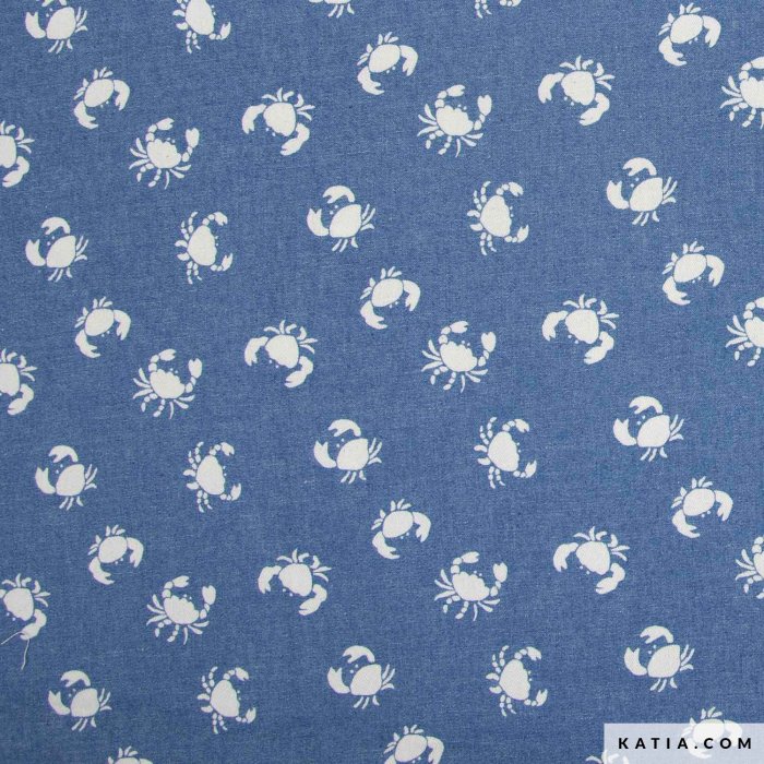 Nuovo denim tessuto denim crabs