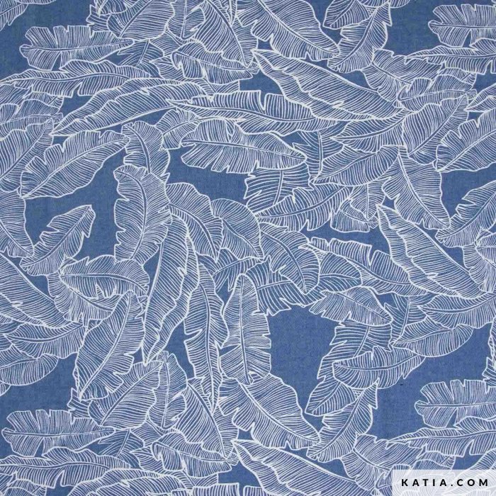 Tessuto denim denim lemur leaves 2010 21 katia fhd - creattivamente Nuovo denim tessuto denim lemur leaves 100% cotone