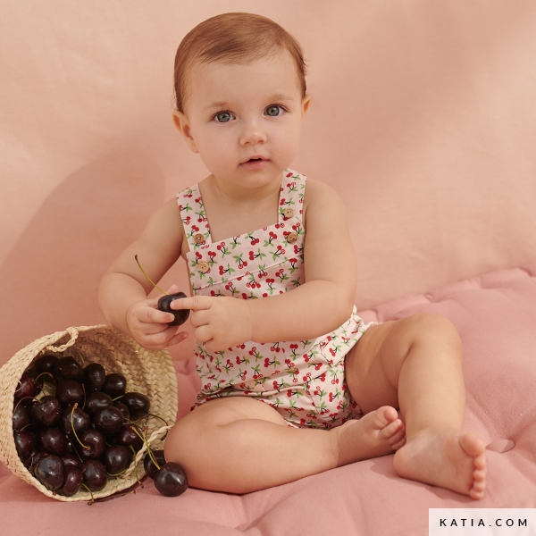 Nuovo tessuto popeline in cotone poplin cherries 100% cotone - immagine 3